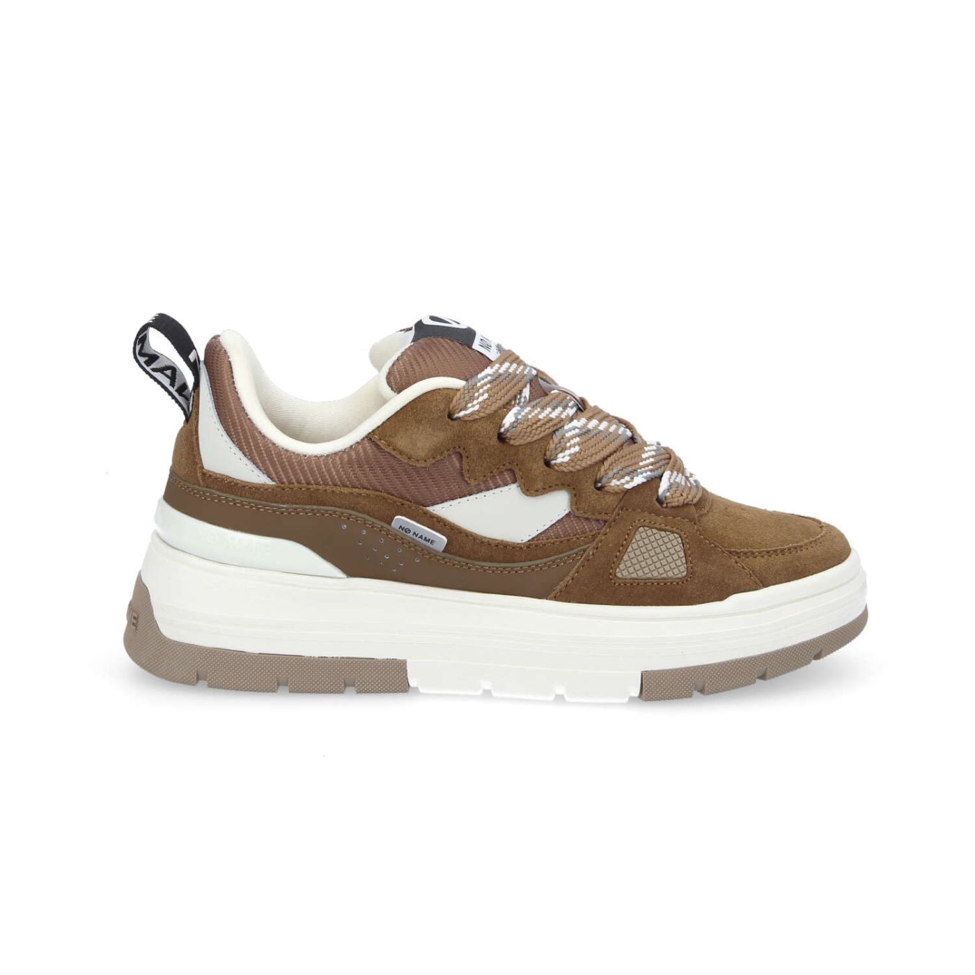 NOLLIE SNEAKER W - SUEDE/NUB/STRAW - BROWN